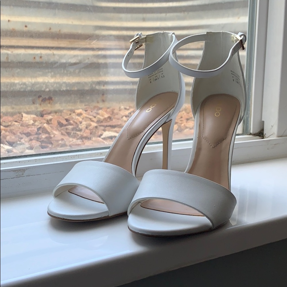 Aldo White High Heels